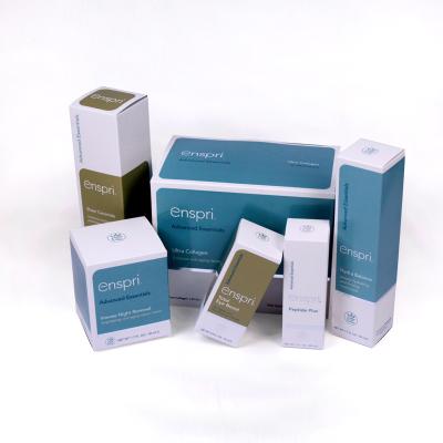 Unique Skincare Packaging Boxes With Luxury Custom Design Light Color Paper Wholesale