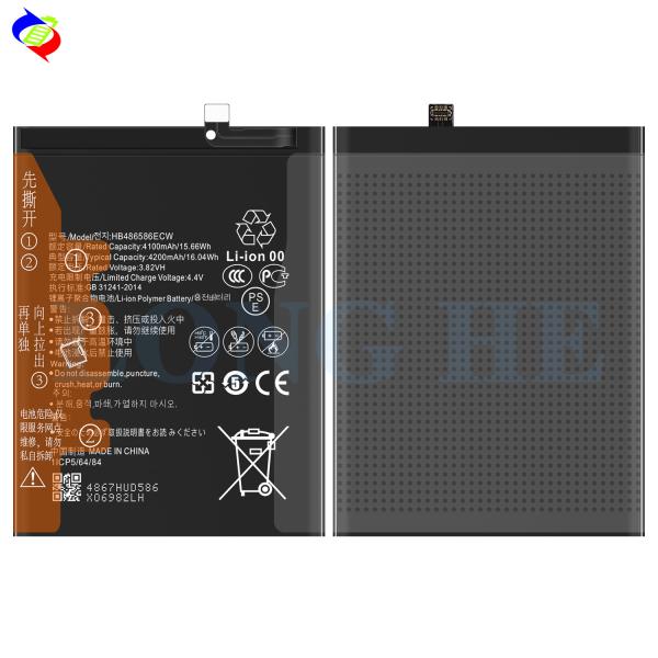 HB486586ECW Batería de polímero de iones de litio para Huawei Honor V30 Mate 30 Nova 6 5G P40 Lite Negro