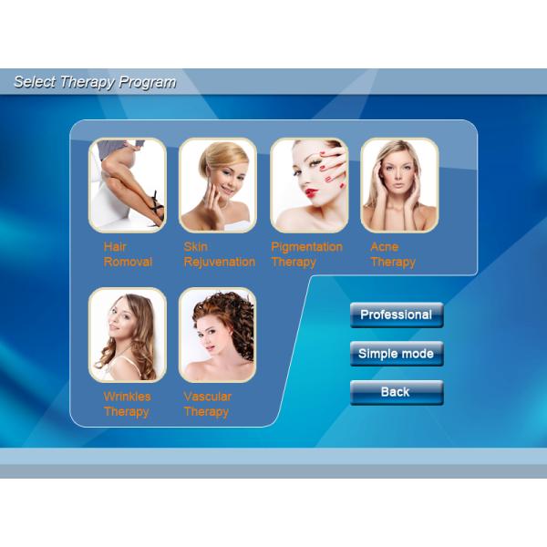 Multifunctional OPT IPL RF ND YAG Laser Machine Hair Removal With 15 Inch Touch Screen