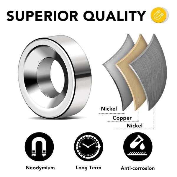 Strong Neodymium Countersunk Disc Magnets Countersunk Rare Earth Magnets