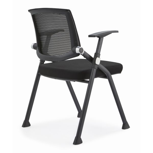 Mesh Student Computer Room Chair Foldable With Writing Table