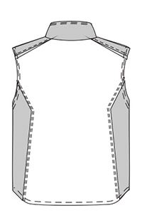 Мягкий микро- репеллент воды Softshell Bodywarmer ватки