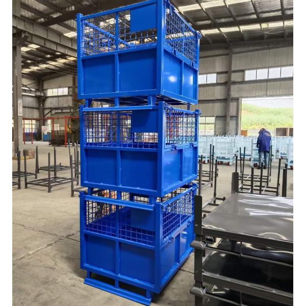 Lockable Stackable ячеистой сети хранения паллета сплетенное клеткой взаимо-