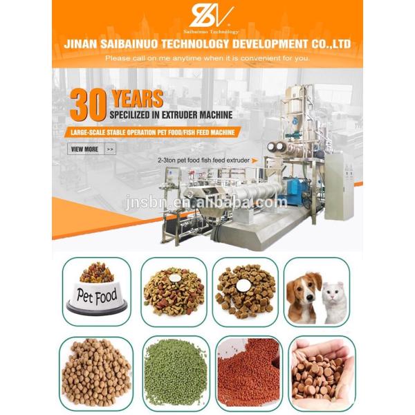 Comida de gato que faz certificação do GV da máquina/Cat Food Pellet Making Machine