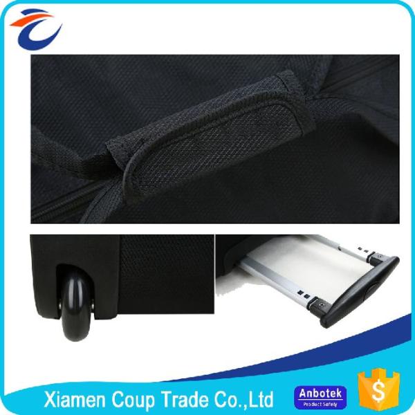 Заказ напечатанный полиэстерный багажник черный багажник на колесах