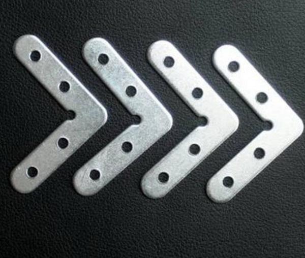 Furniture Use LED Light Fixture Parts Stainless Steel Angle Iron Corner Bracket Fastener