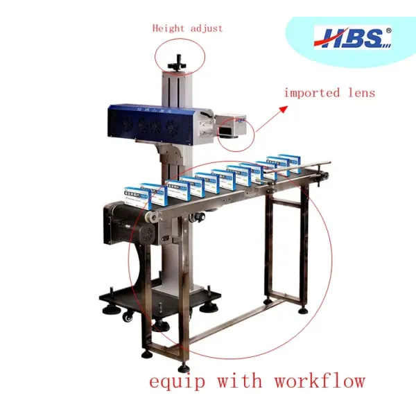 30W CO2 Laser Marking Machine for Wood Marking