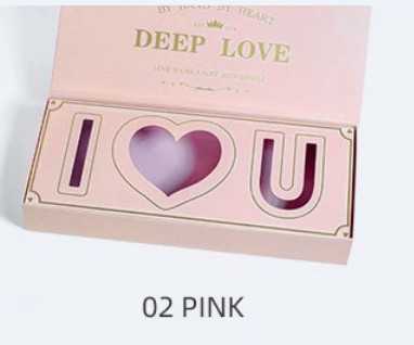 OEM Rose Packaging Cardboard Flower Boxes FSC 45cm Length For Valentines Day