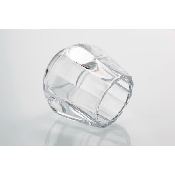 3 Inch Clear Faceted Round Glass Votive Candle Holders Machine Pressed