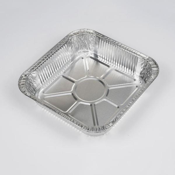 O recipiente de alimento de alumínio do OEM/filtra o meio tamanho 9X13 gravado retangular