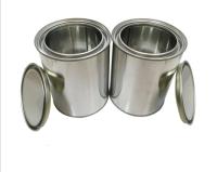 1L pintam Pail Bucket Waterproof Metal Lid Mini Tin Pails