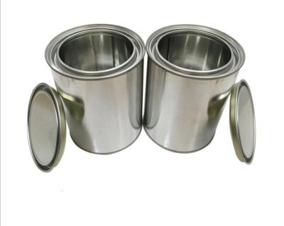 0.25L Engine Oil Tin Can Metal Round Tin Can With Lid