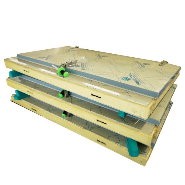 Porte de retour standard alimentaire 1120mm largeur 150mm PIR PUR panneau pour une grande marche dans le congélateur -25c