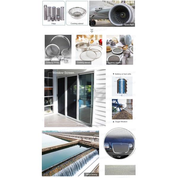 Dutch Weave Stainless Steel Wire Mesh Screen High Grade For Petroleum Industry