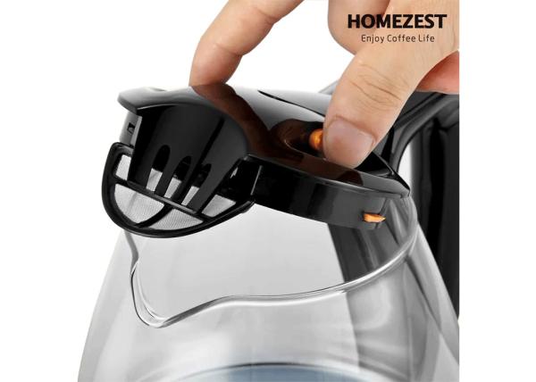 T-819F 2000W Tea Maker Electric Kettle 1.7L Stainless Steel Hot Water Electric Kettle