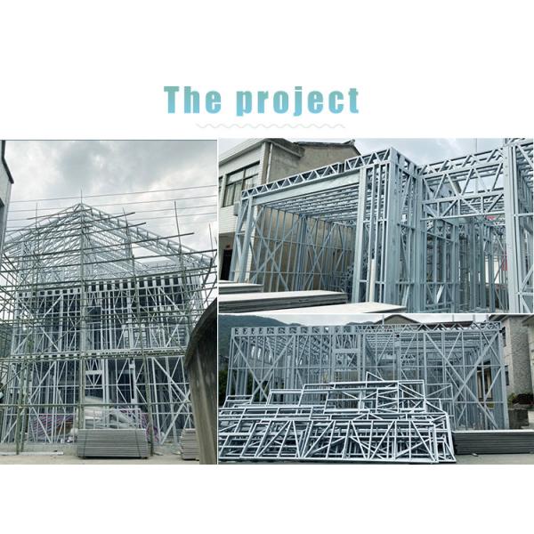 Energy Saving Prefab 2-Storey Villa Light Steel Prefabricated Buildings Modern Living