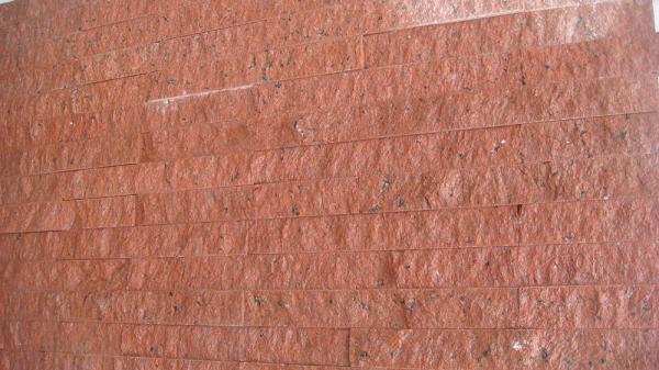 Red Color Rough Granite Kitchen Countertop Floor Tiles 50x50 Slab 2.73 g/cm3
