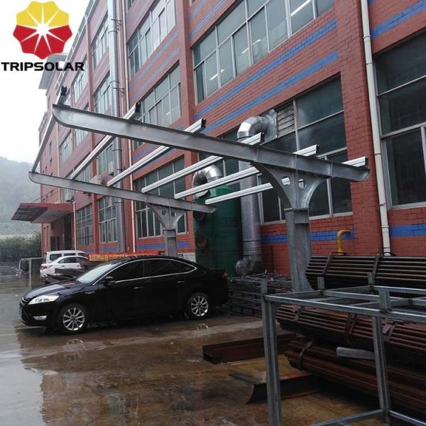 Waterproof Steel Structure Carport Solar Mounting System for PV Panels and Parking Shed