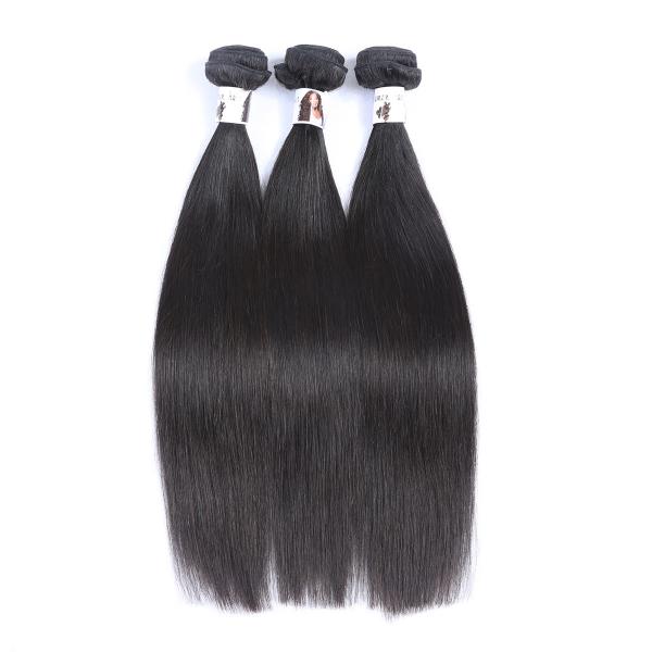 9A Grade Natural Unprocessed Brazilian Human Hair Silky Straight Double Drawn Bundls