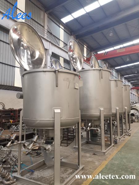 High Temperature Loose Fiber Dyeing Machine With Vertical Type Shape