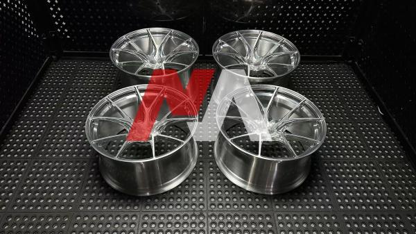 BMW Forged Wheels Polished Silver Brushed Face For F87 F80 F82 F90 M2 M3 M4 M5