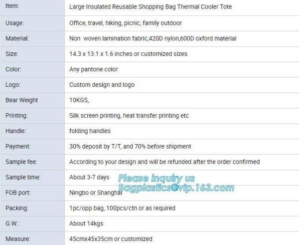 cooler bag waterproof oxford shoulder bag ice pack thermal picnic lunch box vehicle insulation bag for meal drinks pack