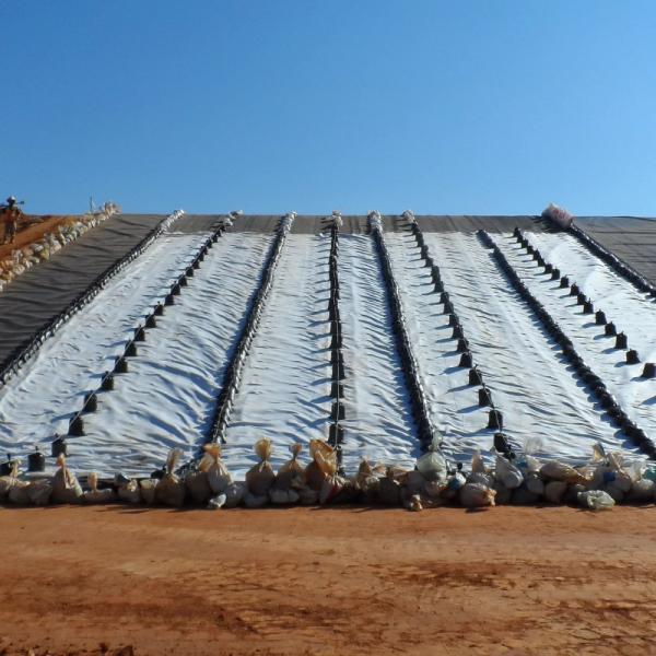 Geotextile is a water permeable geosynthetic material made of synthetic fibers by needling or weaving Geotextile is one new material of geosynthetics The finished product is cloth like with a width