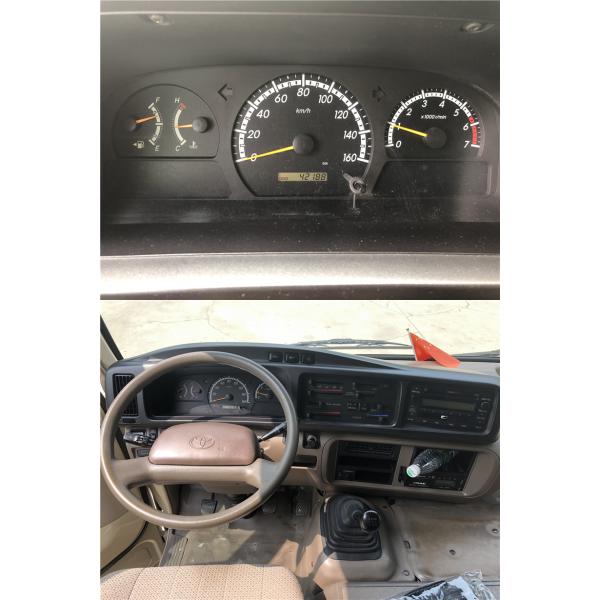 Engine 2.7L 113kw Toyota Coaster Used Passenger Bus 23 Seats 2014