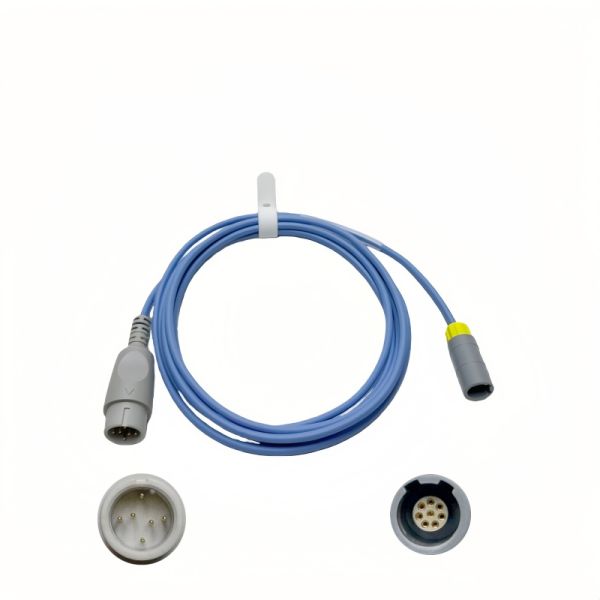 TPU Flow Sensor Cable  Ventilator Accessories Compatible Biolight AnyviewS12 ETC02 Cable