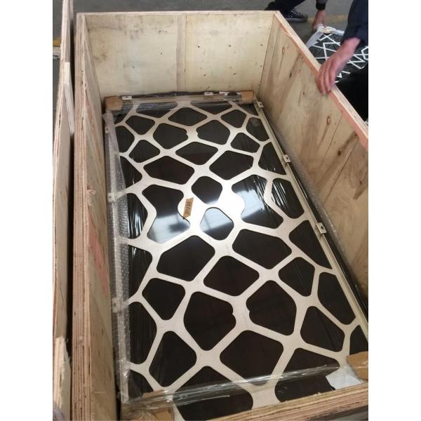 hojas de aluminio perforadas materiales 6063T5 o uso de los paneles para las paredes o los techos