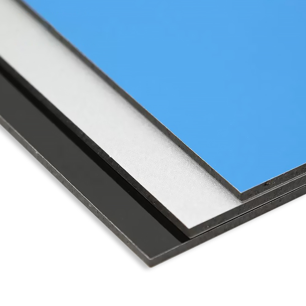 Light Blue Fireproof B1 Grade Aluminum Panel 3-7mm Acp Sheet Aluminum Composite Panel