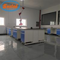 El nuevo diseño modificado para requisitos particulares hizo banco de laboratorio del tamaño el Chmeical más fuerte los proveedores resistentes de los muebles del banco de laboratorio en China