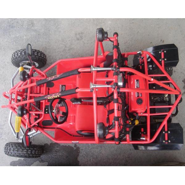 FR / RR Disc Brake 150cc Go Kart Buggy Double Seat Go Kart With Electric Starting System