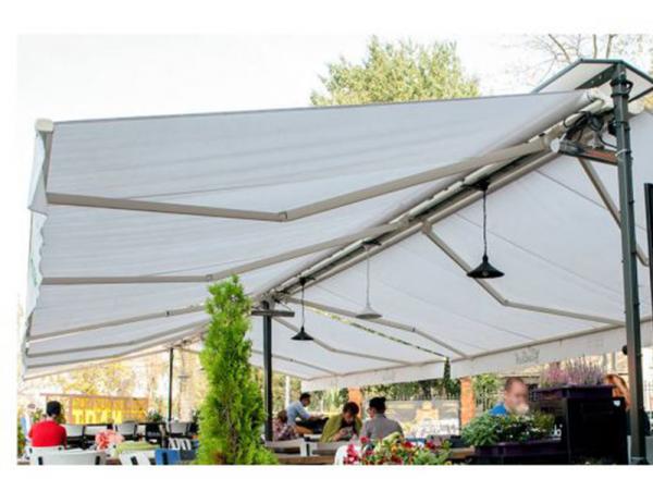 Economic Free Stand Outdoor Waterproof Retractable Awning Double Sided Awnings