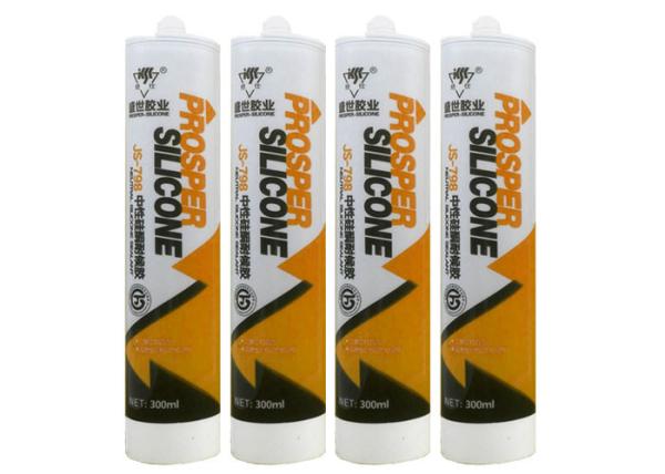 Permanently Flexible All Weather Outdoor Clear Silicone Sealant For Wet Rooms Decoration