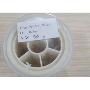 99.9% Pure Nickel Wire with Low Magnetic Permeability High Thermal Conductivity