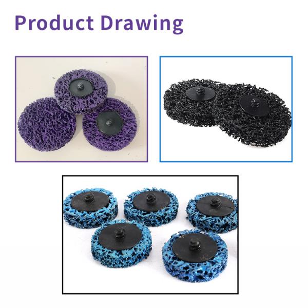 Customized Silicon Carbide Carbide Nylon Paint Rust Remover Clean Disc for Car Truck
