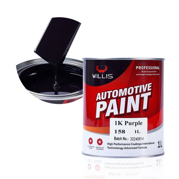 Autobody 1K Purple Car Paint for Repair and Refinish Liquid Coating for Plastic