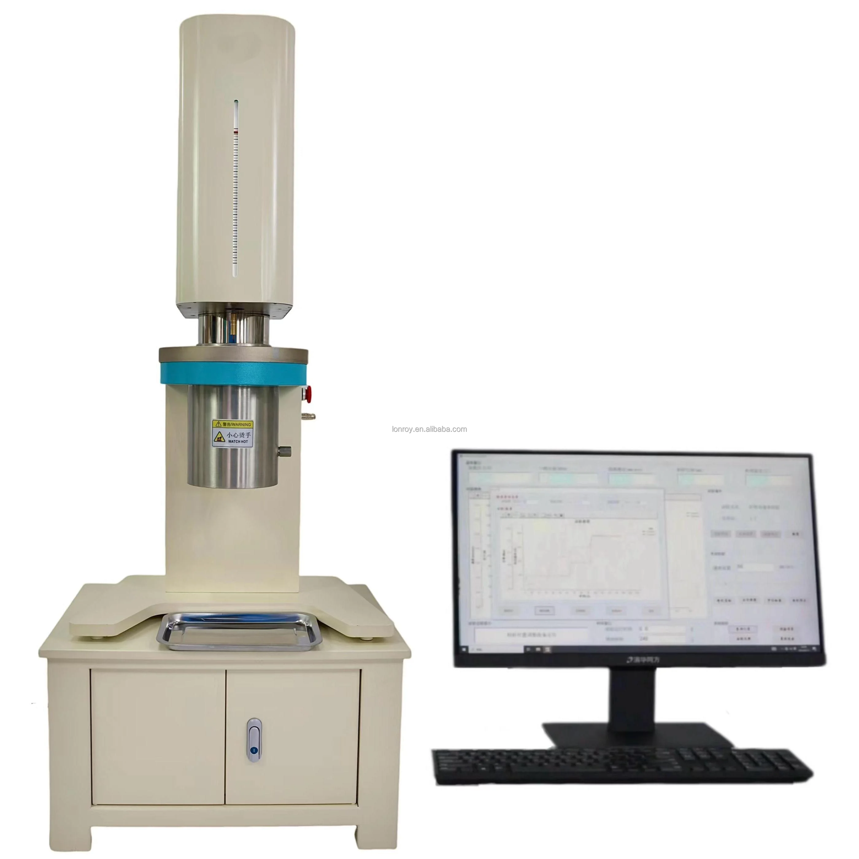 Computer Controlled Capillary Rheometer Tubular Rheometry Test Machine Capillary Viscometric Device Tubular Rheological Tester
