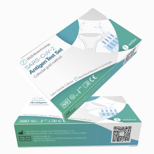 Class III 2 years Shelf Life SARS-CoV-2 Antigen Self Test Set Saliva Sample