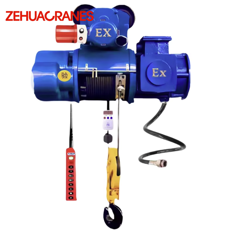 Low Price Zehua Brand 0.5Ton~20Ton Schneider Main Electrical Parts Workshop Factory Lifting Wire Rope Hoist Price