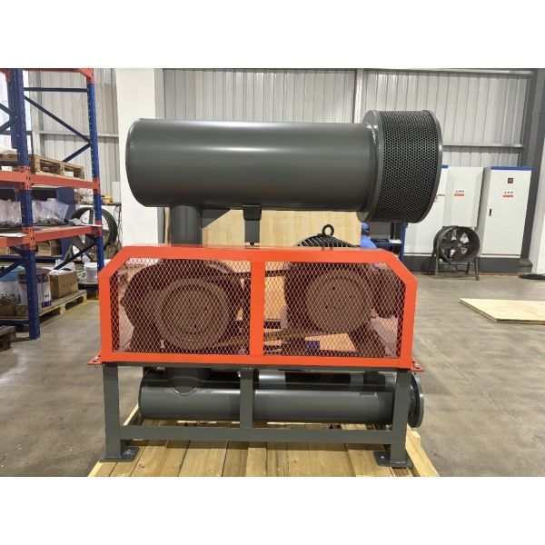 Roots Rotary Lobe Blower Featuring Tri Lobe Design and Water Cooling for Enhanced Performance in Industrial Applications