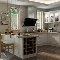 Armário de cozinha Luxo conjunto Armário de parede Armário de cozinha Layout fácil limpo durável