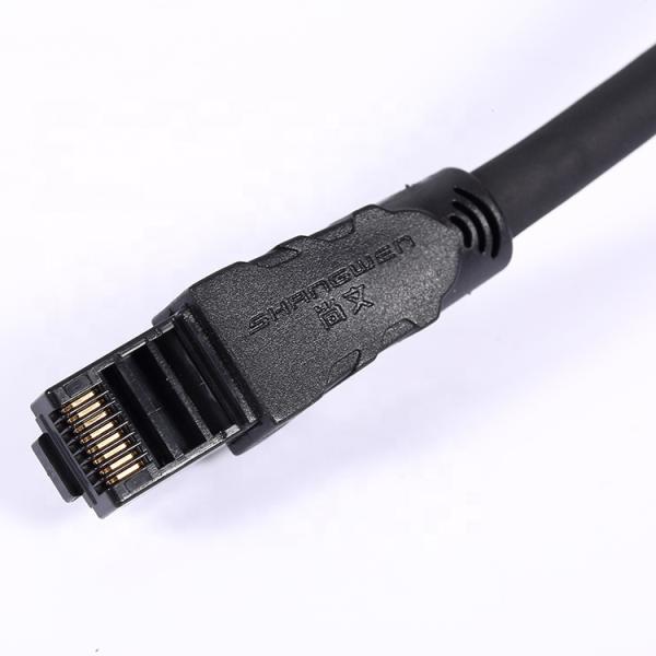 Cat6a 24awg UTP Cable PVC Jacket 4pair CE UL MultipleTwist 100% Oxygen-free Pure Copper Indoor Blue Black Ethernet Network