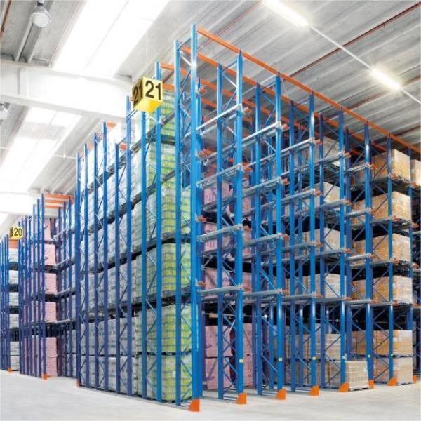 Customizable Heavy Duty Pallet Type Drive In Warehouse Storage Rack System For Forklift