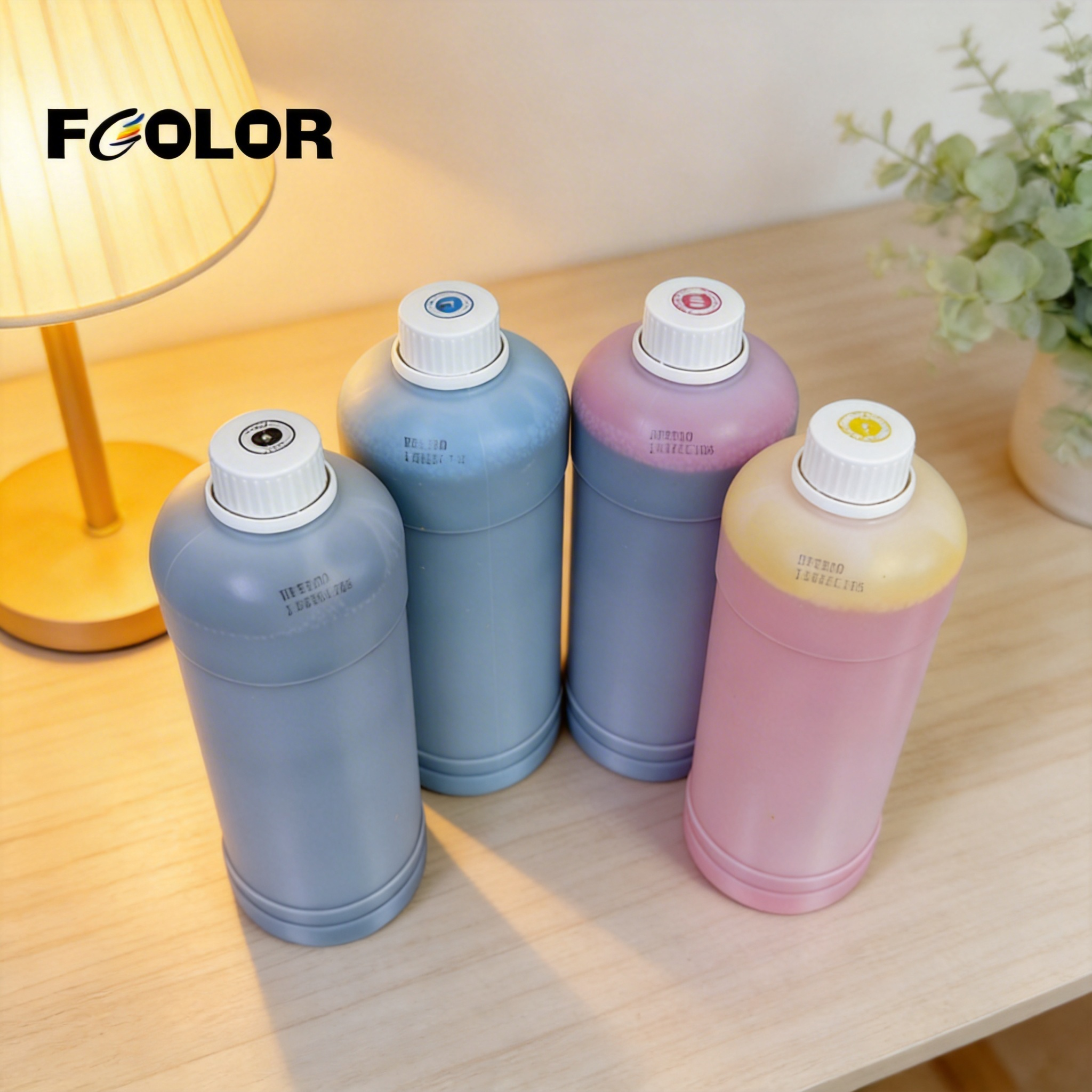 FCOLOR Dye Ink 1000ml Bottle for Designjet 5000 5800 HP 5500  Printer 6 Colors Water Based Refill Factory Direct