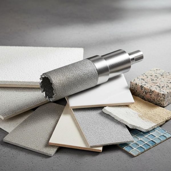 6mm 150mm Vacuum Brazed Diamond Hole Saw Ceiling Tile Cement Board Ceramic Tile Drywall Fiber Cement Fiberglass Granite Plaster Stone Stucco Mesh Tile