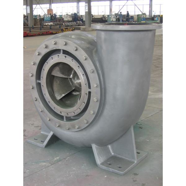 Stainless Steel Horizontal Mixed Flow Pump , Centrifugal Chemical Process Pump
