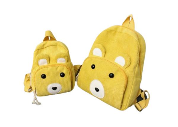 350g Cotton Backpack Corduroy Personalised Childrens Rucksack