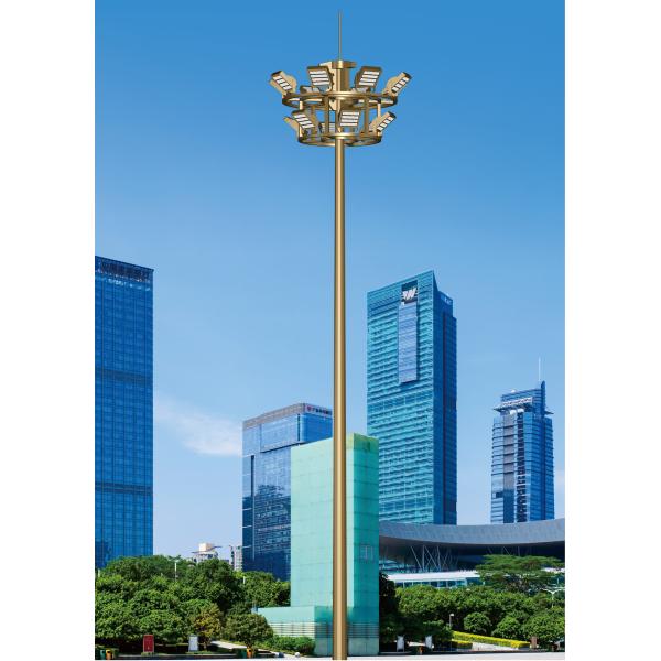 10m 12m High Mast Solar Street Light For Village Home Garden